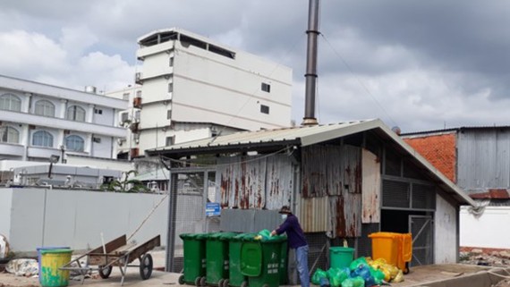 Bệnh viện Sản nhi là một trong nhiều bệnh viện trên địa bàn tỉnh Cà Mau vi phạm về môi trường