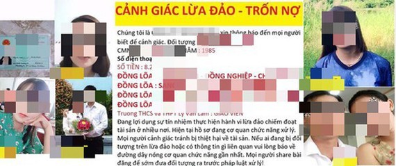 Thông tin "khủng bố" giáo viên Trường THCS và THPT Lý Văn Lâm bị đăng trên mạng