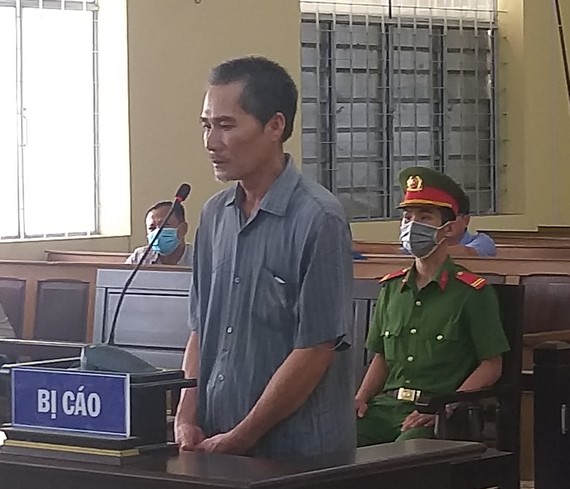 Bị cáo Lê Văn Thảo tại phiên xét xử phúc thẩm