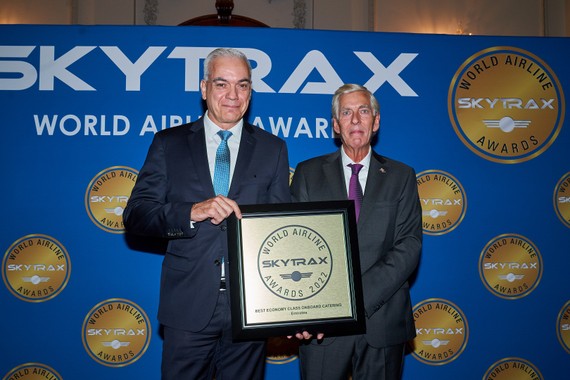 Emirates được vinh danh với 3 giải thưởng Hàng không Thế giới Skytrax 2022