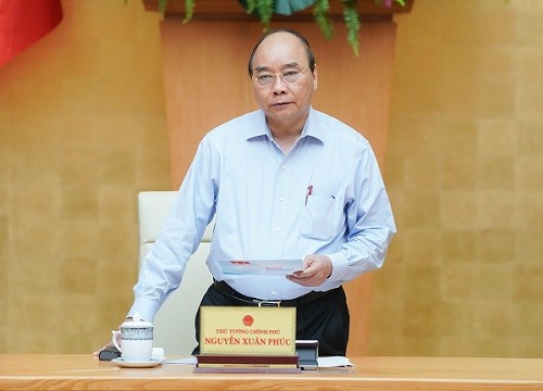 Thủ tướng Nguyễn Xuân Phúc chủ trì phiên họp Thường trực Chính phủ về phòng, chống dịch Covid-19, sáng 11-9-2020. Ảnh: VGP