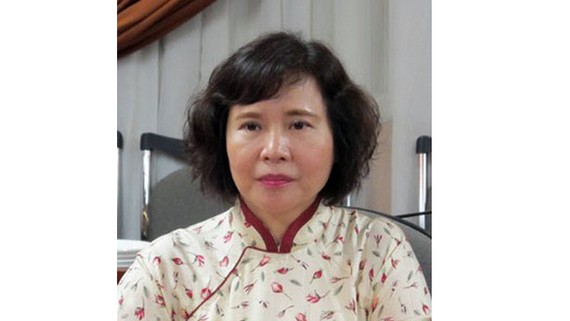 Bị can Hồ Thị Kim Thoa, nguyên Thứ trưởng Bộ Công thương. Ảnh Bộ Công an