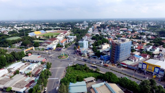 A view of Thu Dau Mot city of Binh Duong province (Photo: VNA)