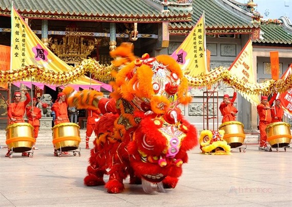 The International Kylin and Lion Dance competition will be held at Da Nang’s Helio entertainment centre on September 14-16 (Photo: anhthethao.vn)