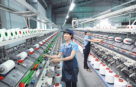The textile industry is going to import material at the end of the year. Photo by Cao Thang