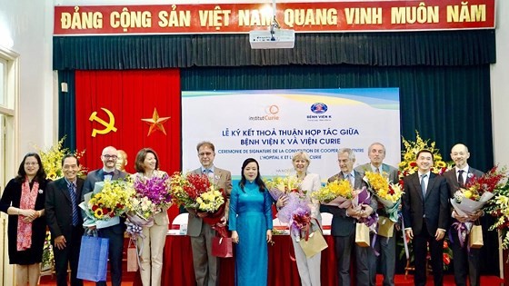 Vietnam’s Cancer hospital, Curie Institute cooperate in treating cancer