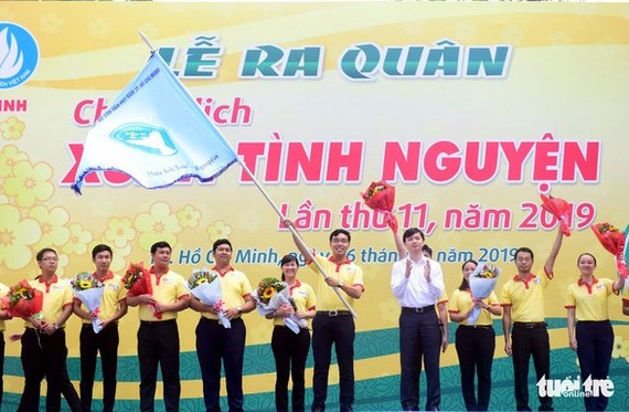 Voluntary spring campaign is launched in Ho Chi Minh City on January 6. (Photo: tuoitre.vn)