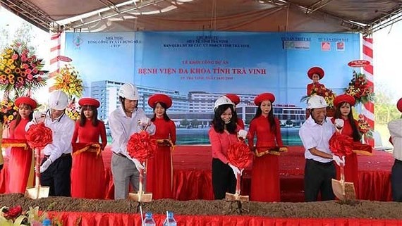 Groundbreaking ceremony of $68.8 million General Hospital in Tra Vinh