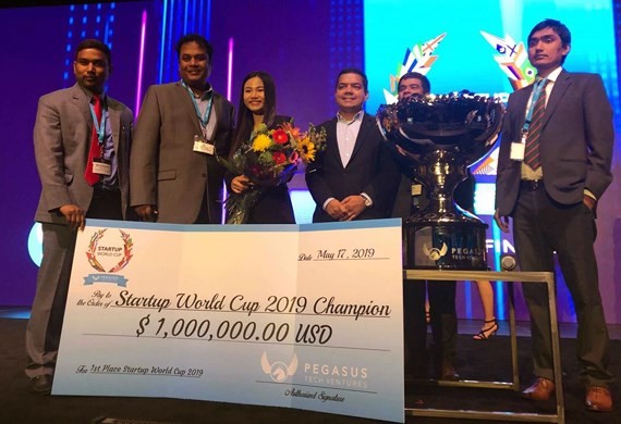 Vietnamese startup wins $1 million prize of Startup World Cup 2019