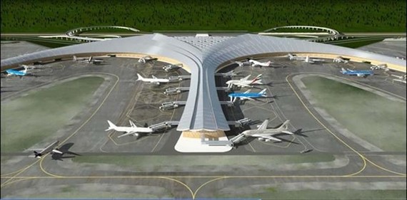 An image of proposed Long Thanh International Airport in the southern province of Dong Nai. (Photo courtesy of ACV)