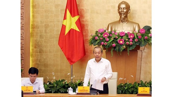 Deputy Prime Minister Truong Hoa Binh speaks at the conference (Photo: SGGP)