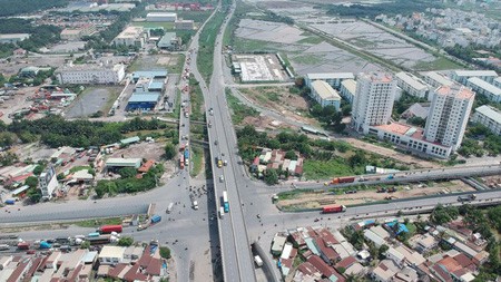 My Thuy Intersection, a part of Ring Road No.2 (Photo: SGGP)