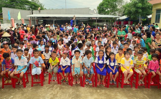 Students of a primary school in Soc Trang Province in the Mekong Delta (Photo: SGGP)
