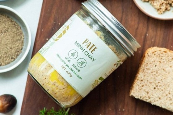 The locally-made vegetarian pâté Minh Chay produced by Loi Song Moi Company(Photo: the Food Administration of Vietnam)