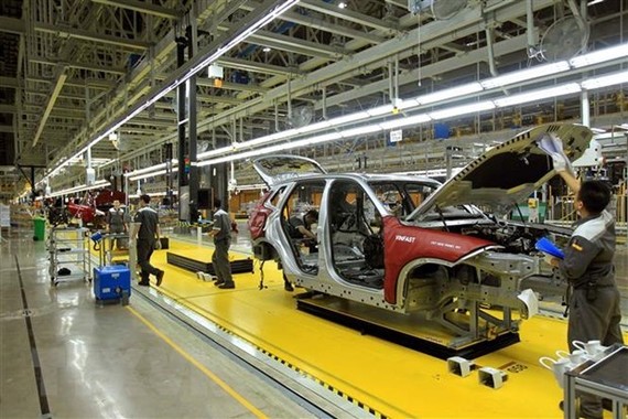 An automobile factory of VinFast (Photo: VNA)