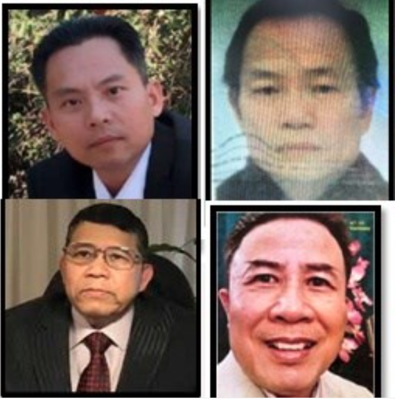 Leaders of terrorist organisation "Trieu dai Viet" (Viet Dynasty) (Photo: Ministry of Public Security)