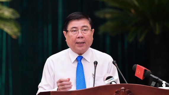 Chairman of the Ho Chi Minh City People’s Committee Nguyen Thanh Phong  (Photo: SGGP)