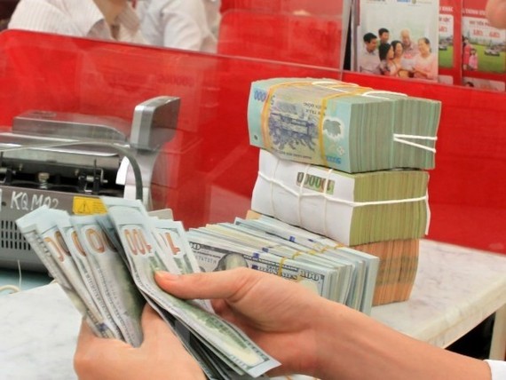 The State Bank of Vietnam set the daily reference exchange rate at VND23,141  per USD on January 18. (Photo: VNA)