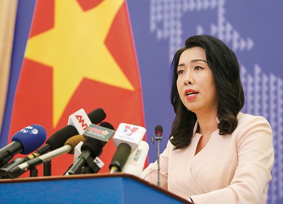 Foreign Ministry spokesperson Le Thi Thu Hang (Photo: BAOQUOCTE.VN)