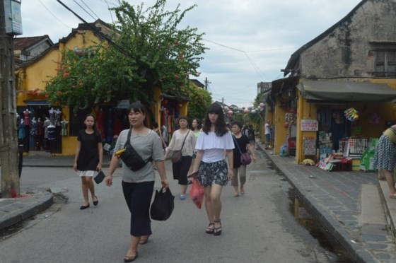 South Korean tourists in Hoi An ancient town
