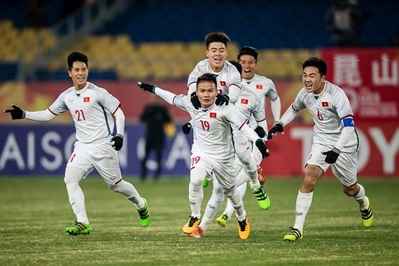 Vietnam football team enters finals of AFC U23 Championship