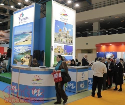 Vietnam's booth at last year's MITT in Moscow, Russia (Photo: VNA)