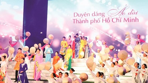 Ho Chi Minh City Ao Dai Festival takes place during March (Photo:Cao Thang)