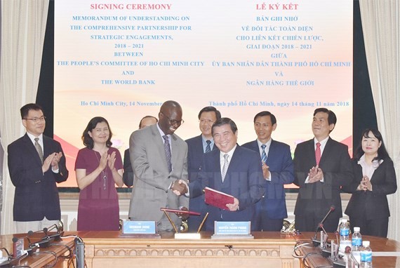 MoU on comprehensive partnership between Ho Chi Minh City and World Bank 
