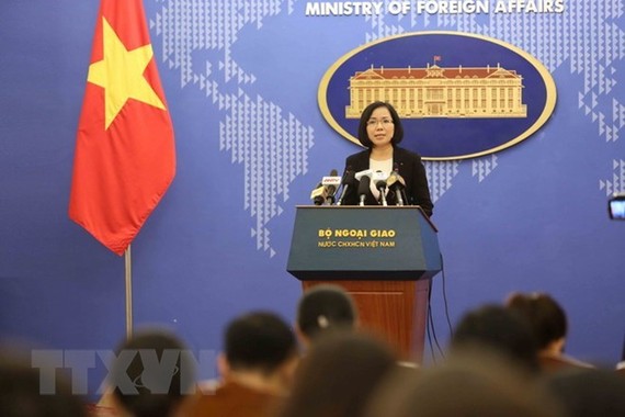 Ministry of Foreign Affair’s Vice Spokesperson Nguyen Phuong Tra (Source: VNA)