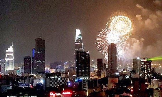 Fireworks will light up the sky of Ho Chi Minh City (photo:Khac Van)