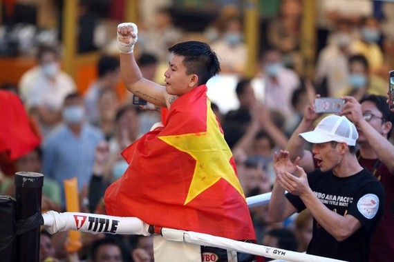 Vietnamese boxer Nguyen Thi Thu Nhi (Source: tuoitre.vn)