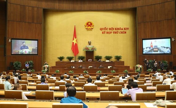 The NA's ninth session will be held online from May 20 to 29, and deputies will gather at the NA building in Hanoi for plenary meetings from June 8 to 18 (Photo: VNA)