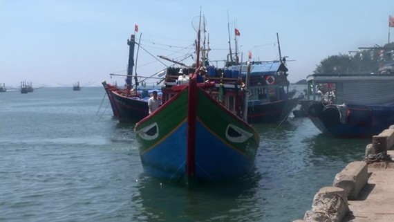 Fishing boat QNg 96416 (Photo: Quang Ngai Radio and TV Station)