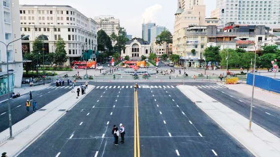 HCMC’s Le Loi Street becomes clear, spacious 