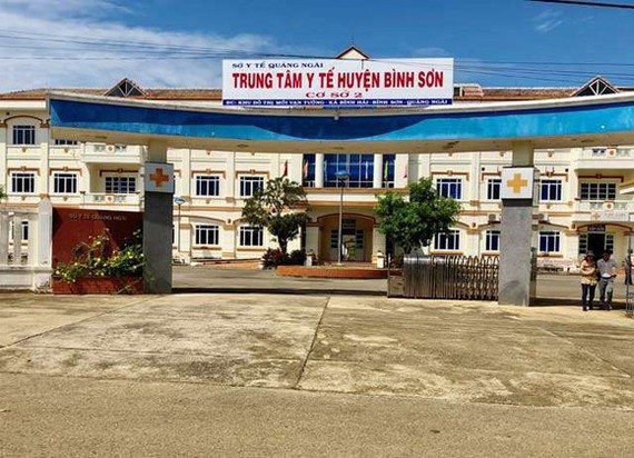 Khu cách ly tập trung Cơ sở 2, Trung tâm Y tế huyện Bình Sơn