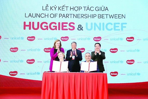 Kimberly-Clark và Unicef công bố dự định hợp tác tại Việt Nam