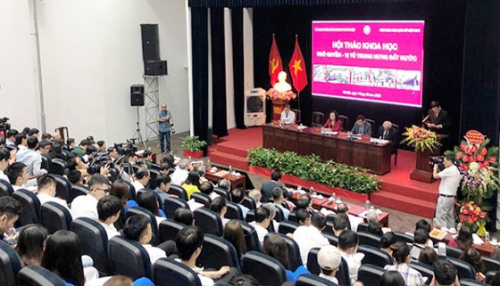 Hội thảo khoa học "Ngô Quyền - Vị tổ trung hưng đất nước", tổ chức ngày 1-10-2020 tại Hà Nội.