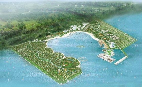 Mô hình Dự án Khu đô thị lấn biển Cần Giờ