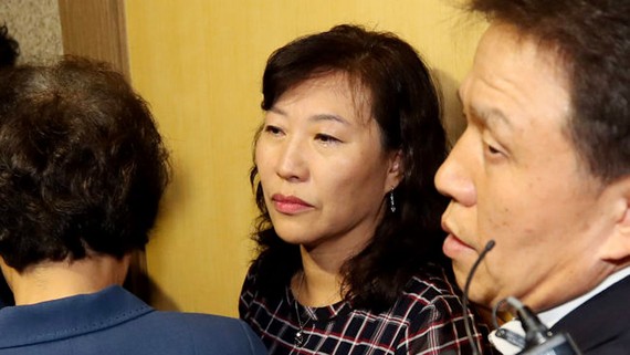 Bà Park Ky-young từ chức lãnh đạo Văn phòng Khoa học, Công nghệ và Sáng tạo vì liên quan vụ bê bối nghiên cứu tế bào gốc năm 2015. Ảnh: YONHAP