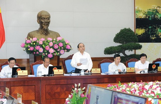 阮春福總理昨(3)日上午在政府辦事處主持了政府6月份例會。（圖源：VGP）