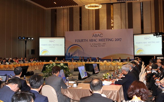 APEC商業諮詢委員會(ABAC)第4次會議現場一隅。（圖源：世峰）