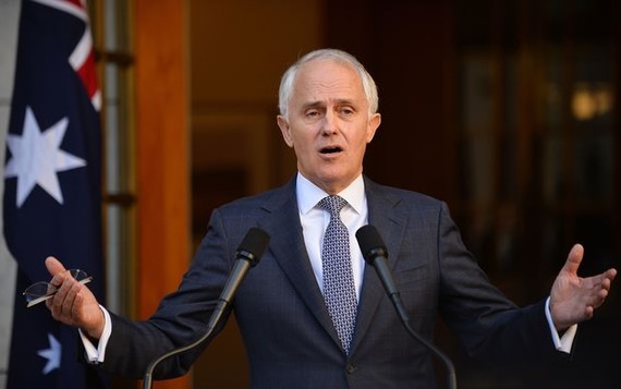 澳大利亞總理特恩布爾(Malcolm Turnbull)。（圖源：AFP）