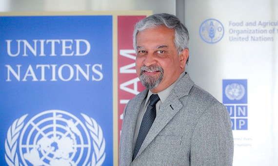 圖為聯合國開發計劃署駐越首席代表馬爾霍特拉（Kamal Malhotra)。