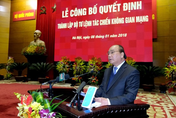 政府總理阮春福出席並在儀式上發言。（圖源：VGP）