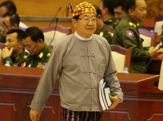 緬甸聯邦共和國眾議院議長特昆繆。（圖源：互聯網）