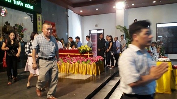 C50 副局長武俊勇大校猝死的火葬儀式一瞥。（圖源：燕鶯）