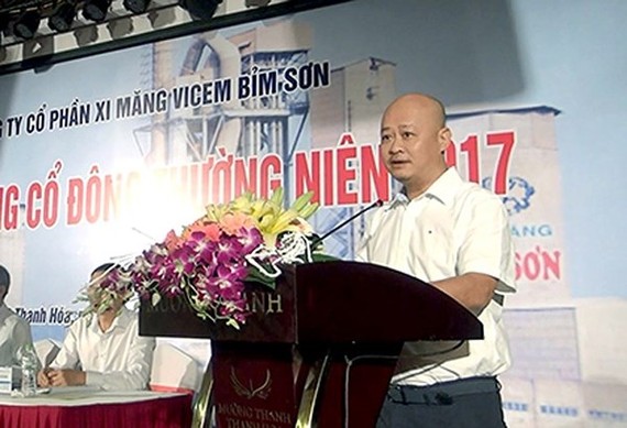 原越南水泥總公司(VICEM) 總經理陳越勝。（圖源：VOV）