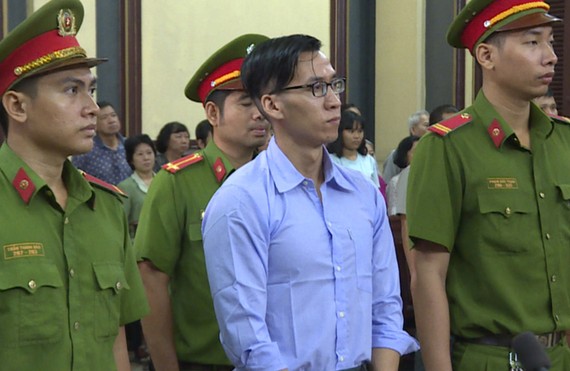 出庭受審的被告人Nguyen William Anh。