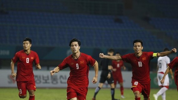 越南男足選手隊。