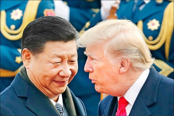 美國總統特朗普在當地時間13日透露，他將於6月底舉行的二十國集團(G20)會議期間與中國國家主席習近平會晤。（圖源：AP）